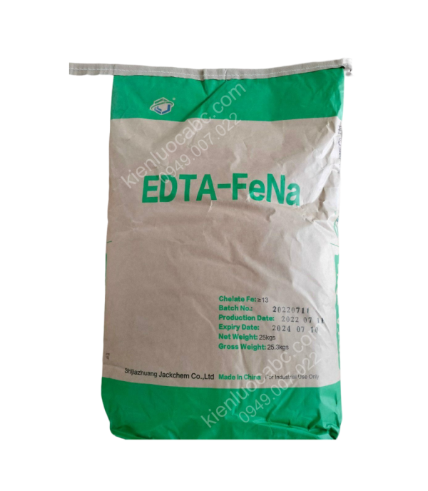 EDTA-FeNa: Sắt chelate, sắt hữu cơ
